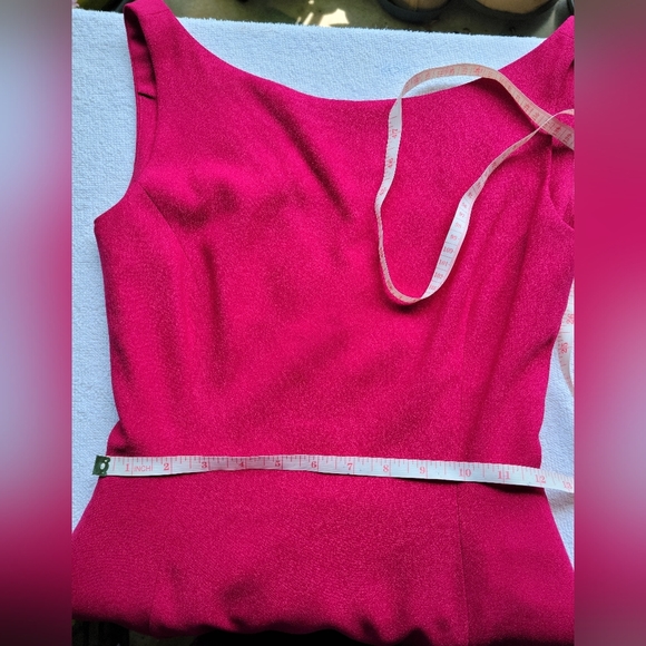 A.J. Bari Petites sleeveless dress gown sheath with slit size 6 - Picture 11 of 11